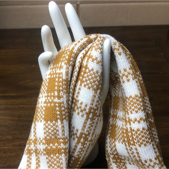 TIMBERLAND Plaid Flat Knit Scarf NWT - Picture 4 of 17